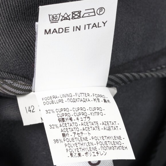 Brunello Cucinelli AW/14 Grey Cotton-Twill Leggings - Picture 10 of 11